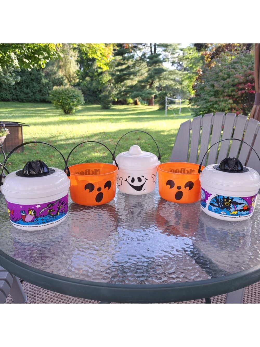 McDonalds Halloween Boo Buckets Pails Ghost Pumpkins Vintage 1985 1991 1993
